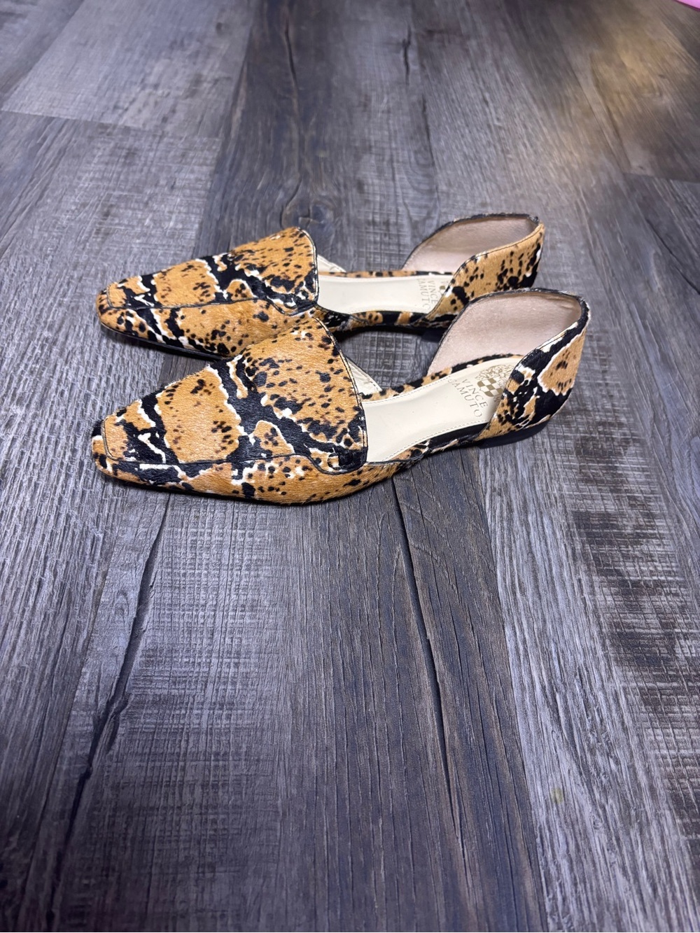 Vince camuto genuine calf hair D’orsay flats maximalists pointed toe flats 7.5